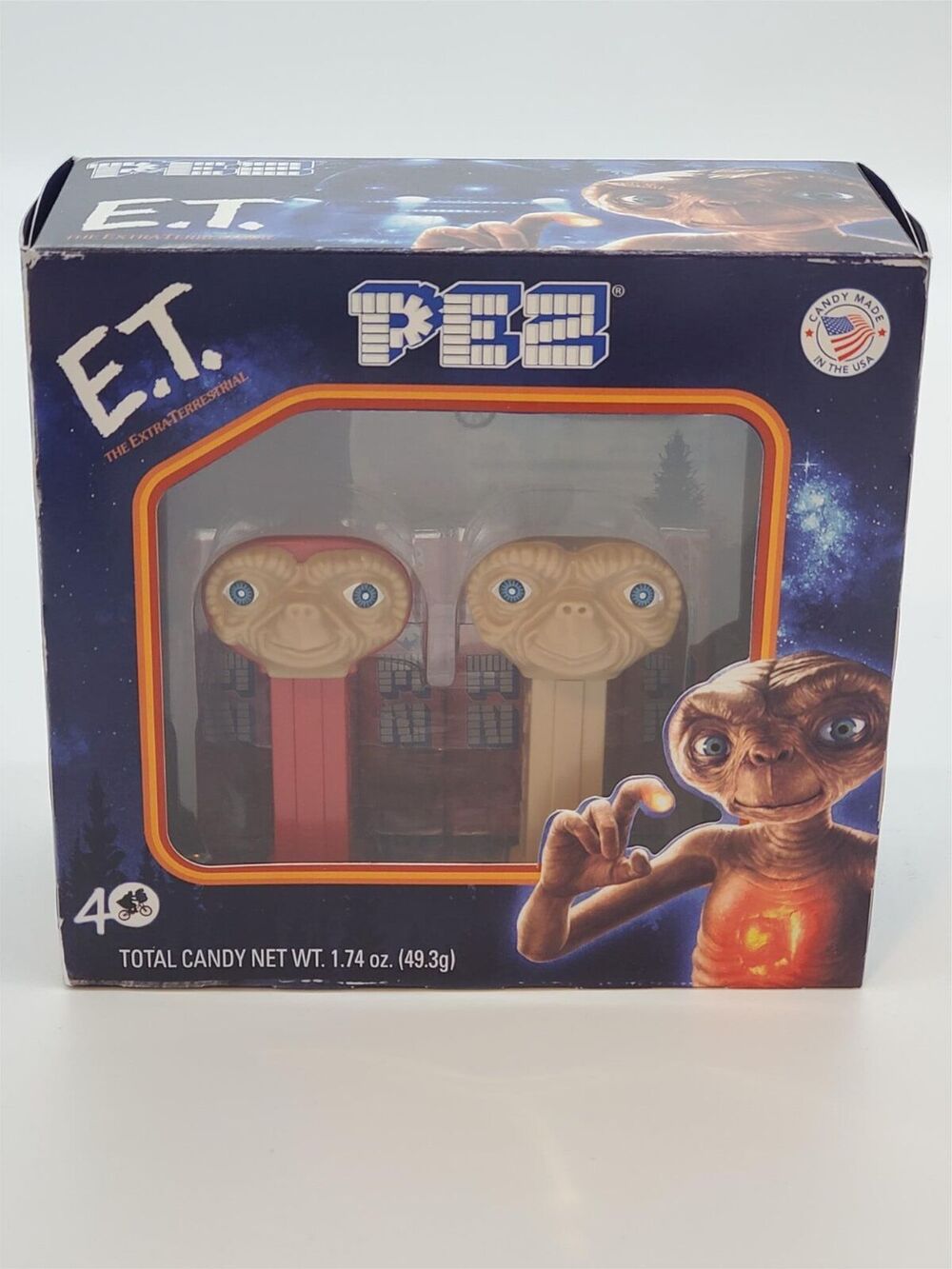 E.T. The Extra Terrestriaal Pez 40th Anniversary Pet Set